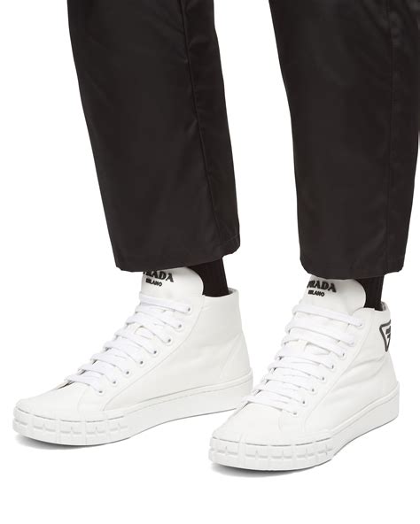 prada cassetta wheel high-top sneakers|Prada Wheel Cassetta high.